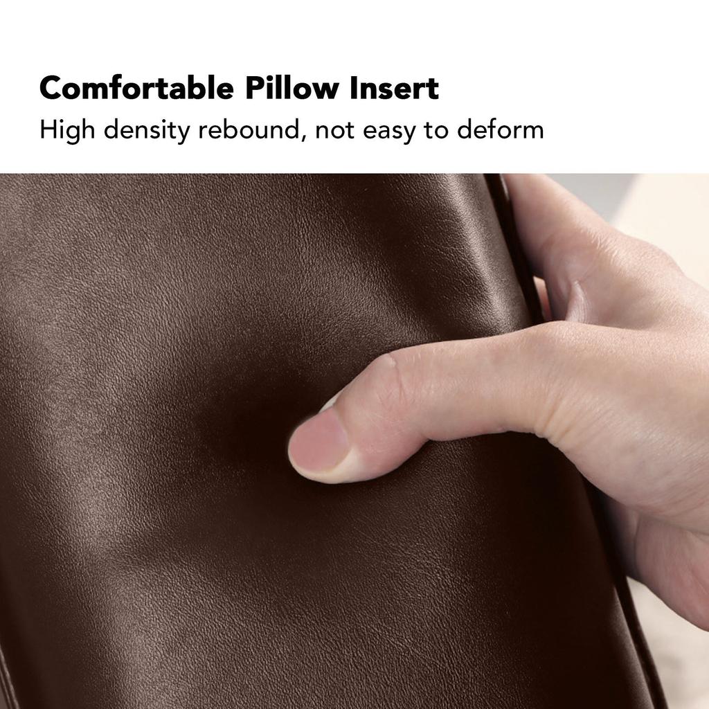 Nail Tech Arm Rest PU Leather Memory Foam Rectangle Nails Art Hand Pillow for Manicure Salon Home