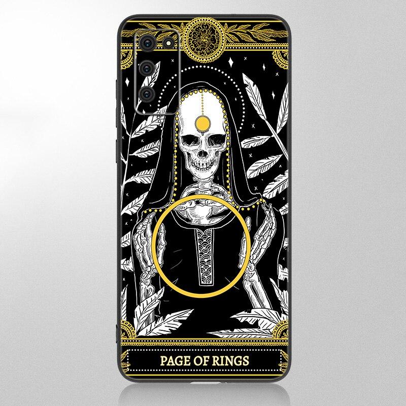 Etui Tarot Egyptien de Dusserre Art do Samsung Galaxy A12 A02S A22 A32 A52 A72 A71 A51 A41 A31 A21 A11 A50 A70 A10S A20S