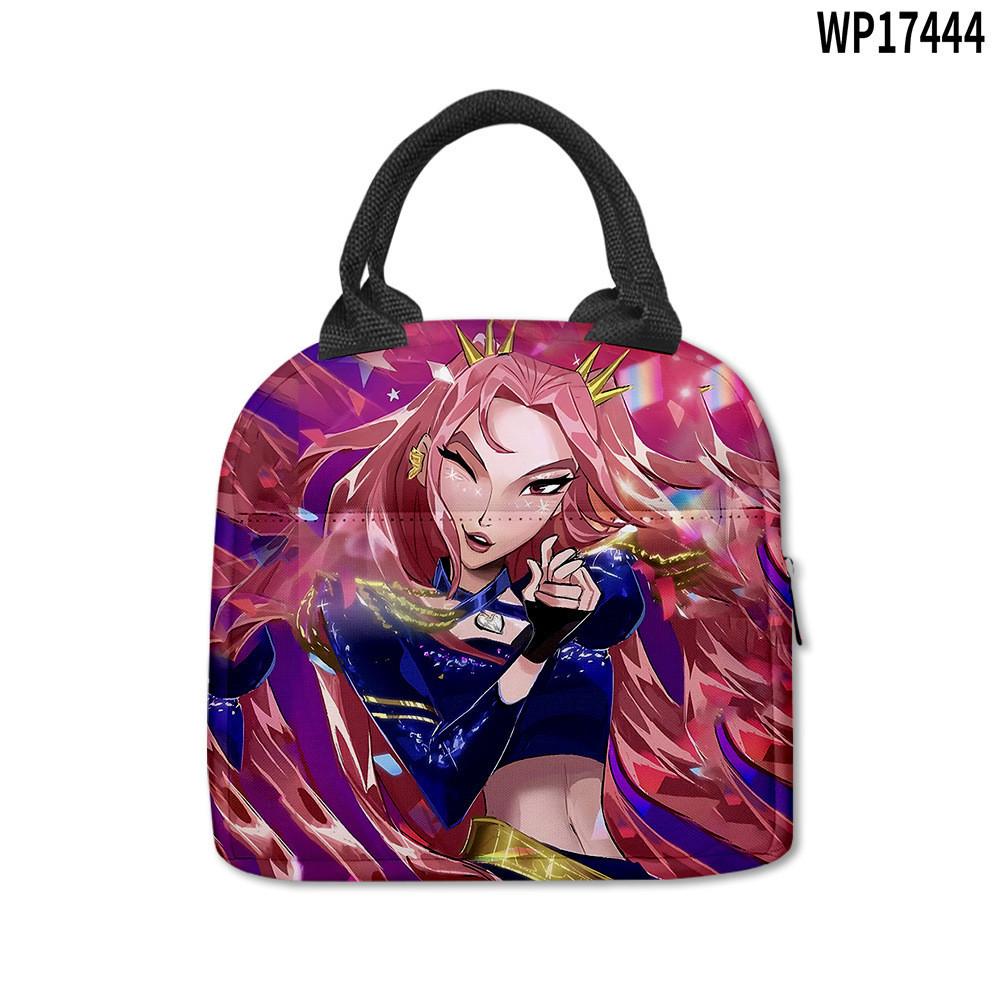 3d Movie Kpop Demon Hunters Portable Ice Pack Bag With Handle For Everyday Meals