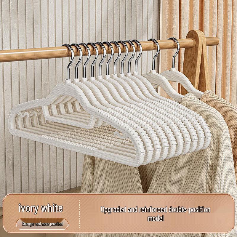 Traceless, Non-Slip Multi-Functional Clothes Hanger: Prevents Shoulder Bumps, Ideal for Home or Dorm Drying Rack