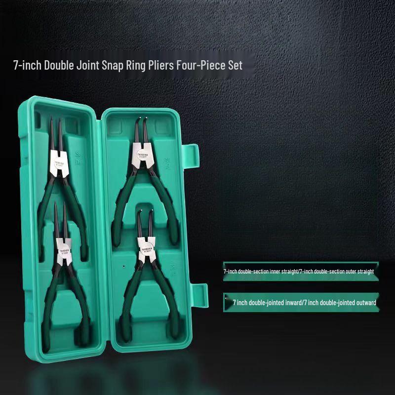 Multi-function Snap Ring Pliers: Internal/External, Inward/Outward Bending Caliper Tools