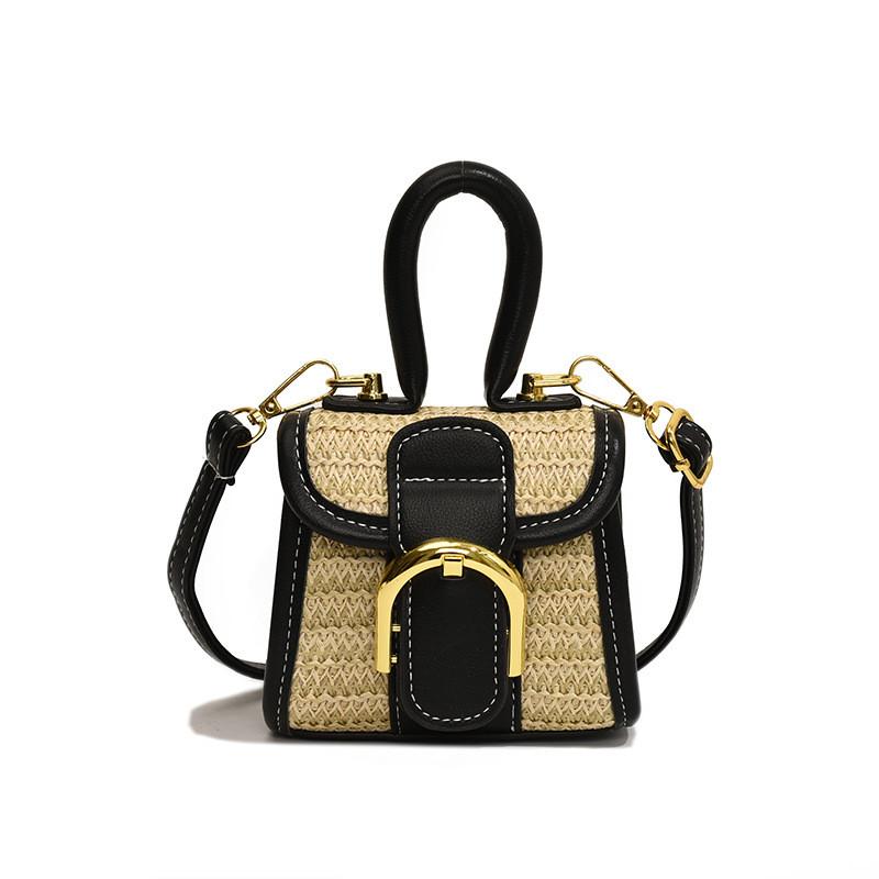 Trendy Korean Style Colorblock Mini Crossbody Bag For Kids Lightweight And Chic