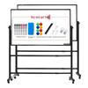 ZOERSISUR 60x90cm Movable Double-Sided Whiteboard