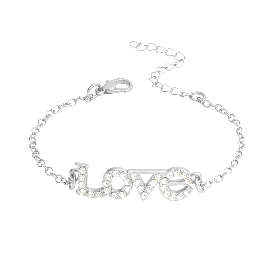 Stylish LOVE Letter Bracelet For Women Trendy Personalized Versatile Fashion Jewelry Accessory