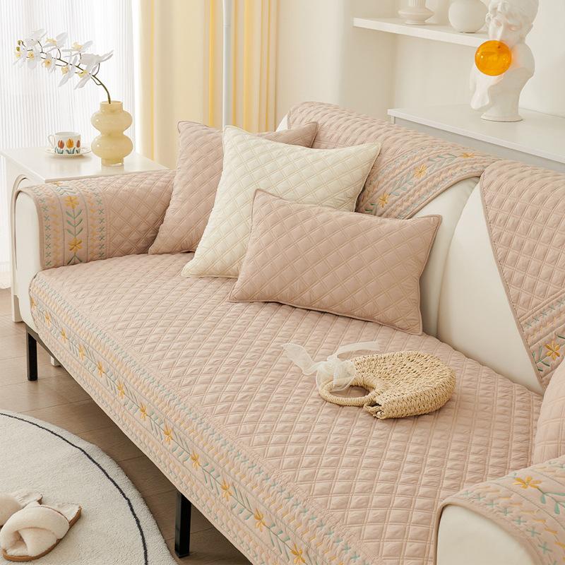 Pernă Proaspătă pentru Sofă Spătar Drept Husă Antiderapantă pentru Sofă Prosop pentru Sofă Universal pentru Patru Sezoane