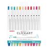 Zebra Pen Clickart LT12 Color Set Water-based WYSS22-12CLT