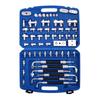 56pcs Automotive Air Conditioning Leak Test Kit Brass Air Conditioner Leak Detection Tool Repair Kit for Car Truck Auto