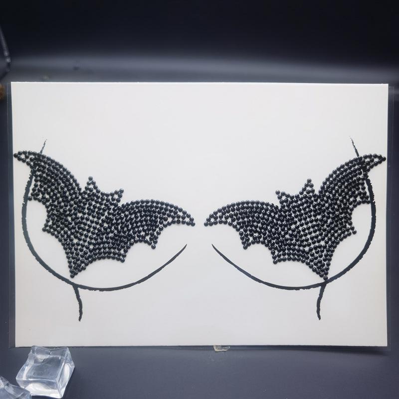 High-Quality Rhinestone Tattoo Stickers for Face and Nipple 