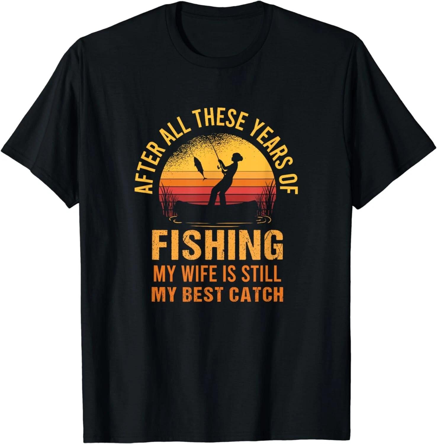 Fishing Fisherman Vintage Design For Anglers Funny Gifts Unisex T-Shirt 4XL