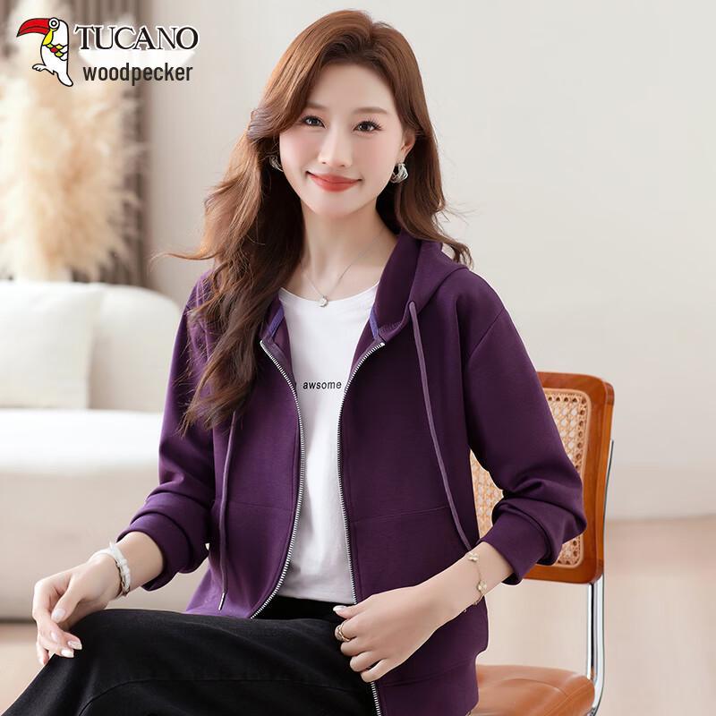 TUCANO Casual Hooded Zip-Up Sweatshirt L