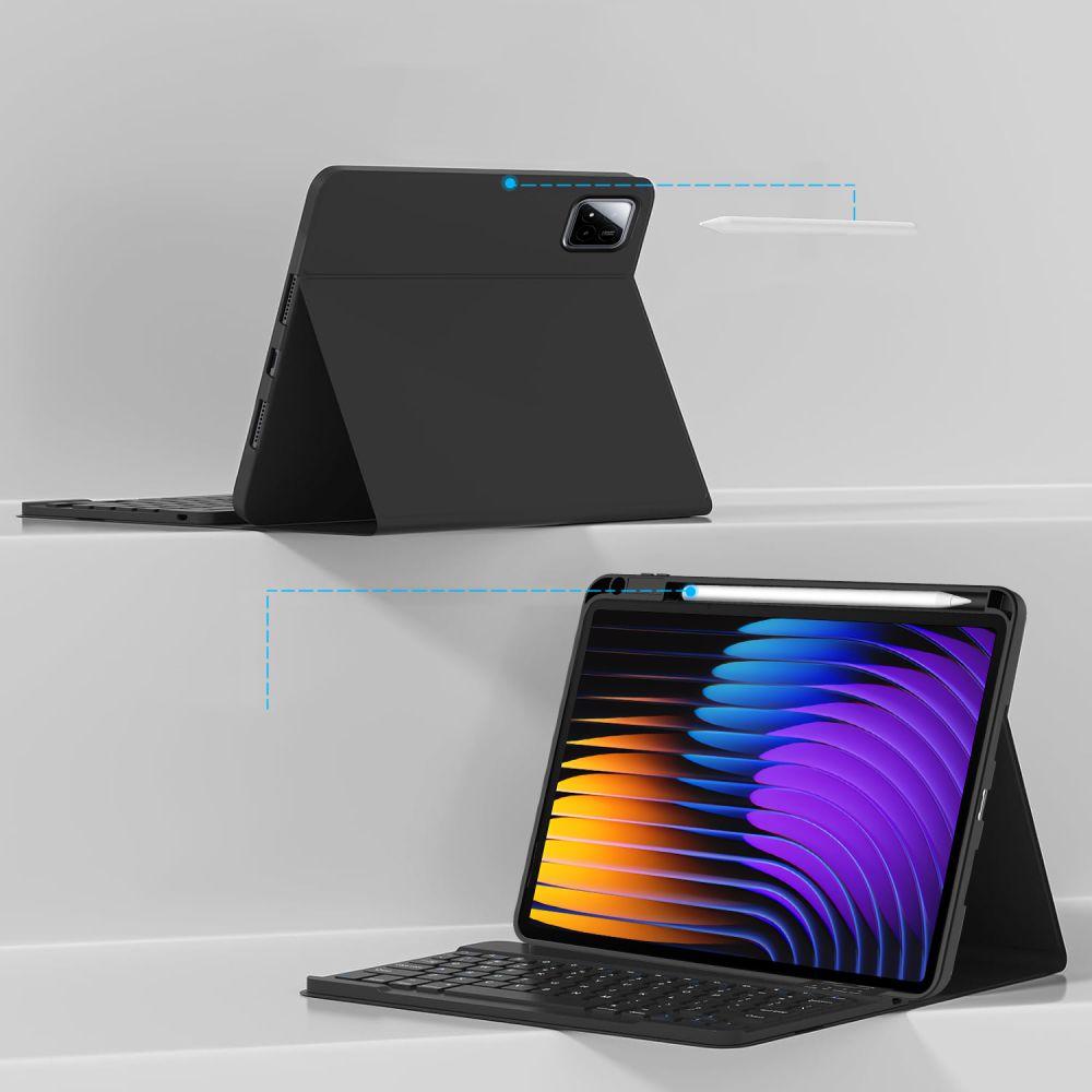 Tech-Protect Sc Pen + Klávesnice Xiaomi Pad 7 / 7 Pro Černá
