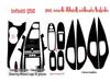 Infiniti Q50L Interior Modification Stickers for Center Console & Gear Shift