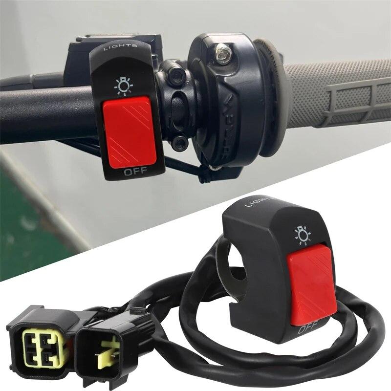 

Для Talaria Sting R MX4 Plug And Play переключатель фар электрический внедорожный велосипед головной светильник вилка лампы аксессуары для грязевого велосипеда 1 PC