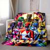 Custom 1pc Power Rangers: Heroic Battle Blanket, Soft And Comfortable Blanket, Casual Warm, Camping Travel Blanket, Birthday Gift Q912154