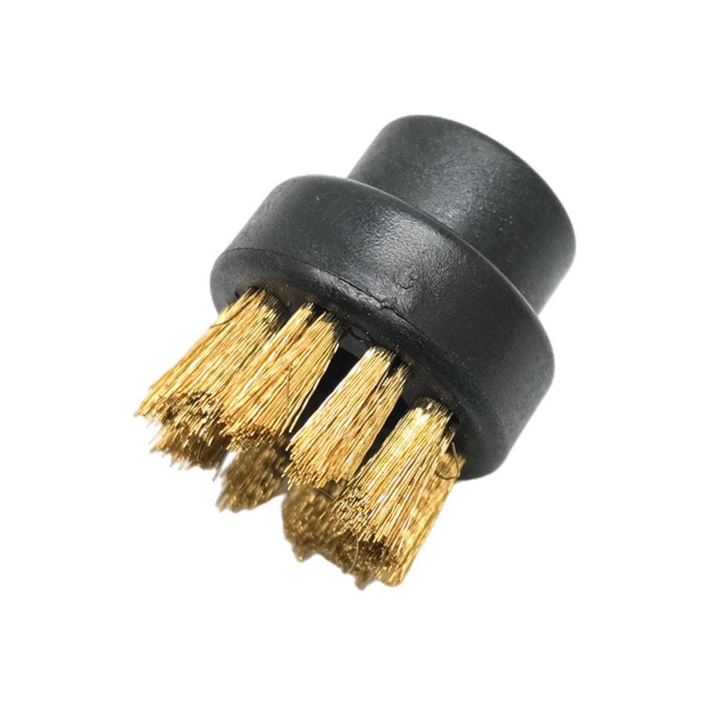 4 Piece Round Brush And Copper Wire Nozzle Accessory Kit For Dupray Steam Cleaner, Includes 2 Small Brushes And 2 Wire Brushes