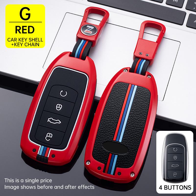 Chery Car Key Cover for Arrizo 5, Tiggo 7, Tiggo 3, Arrizo GX, and Arrizo 5plus - Unisex Shell Buckle Bag