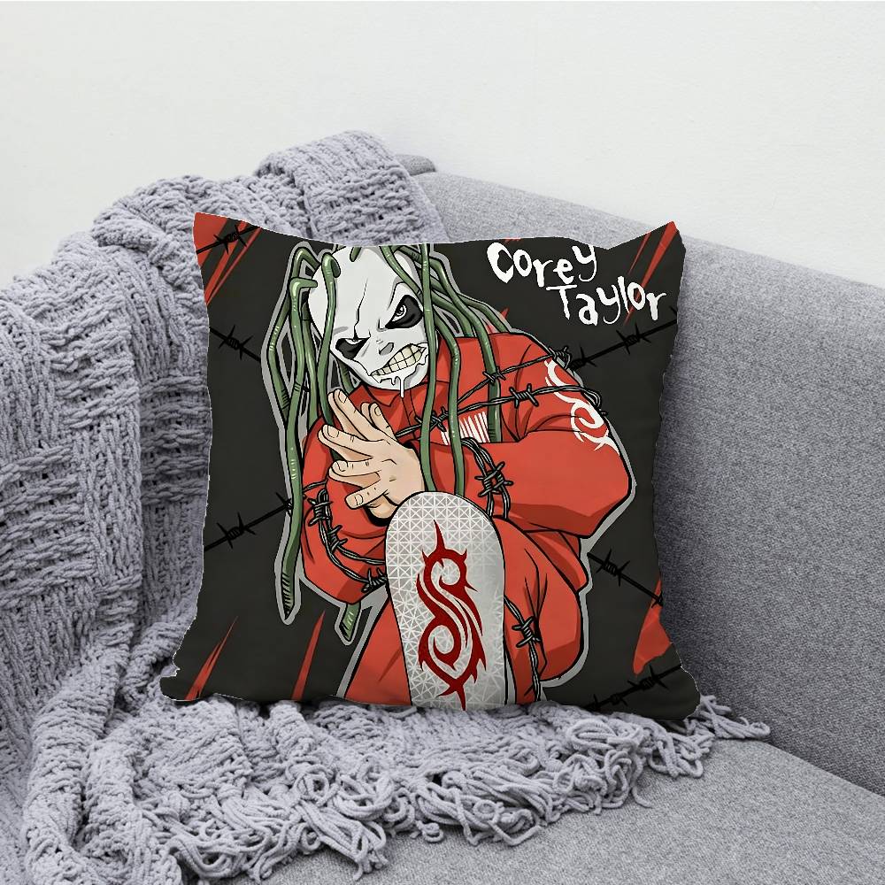S-Slipk-notS Chibi Pillow Case For Sofa Decor Car Office Room Printing Cushion Cover Decorations and Protector