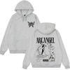 Arcangel La 8va Maravilla Album Tour Print Hoodie neutral Oversized Pullover Long Sleeves Loose Casual Fashion Sweatshirt