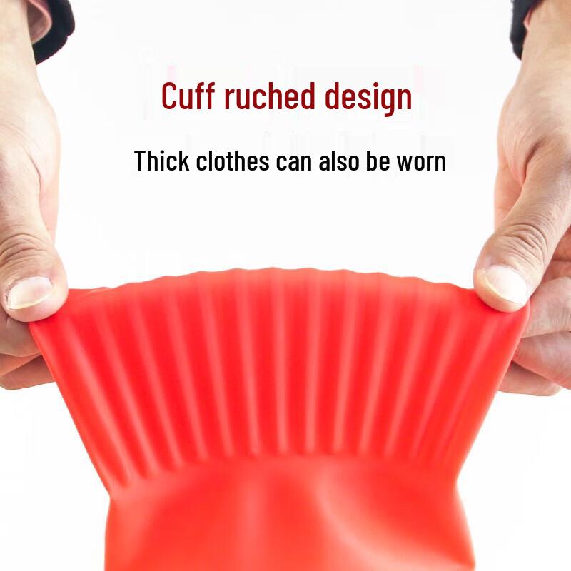 Dongfanghong Extra Long Rubber Dishwashing Gloves