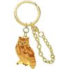 Canal Animal Friends Owl Charm Keyring, Cute Wildlife Accessory Design, Model B2181110, A Sweet Everyday Charm and Keepsake
