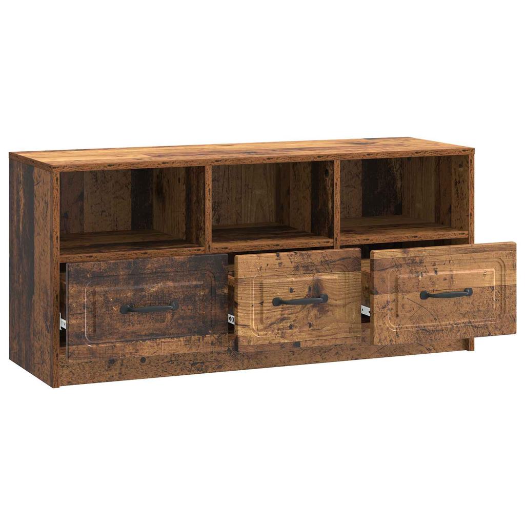 Vintage Wood TV Cabinet 102 x 34.5 x 47 cm Engineered Wood