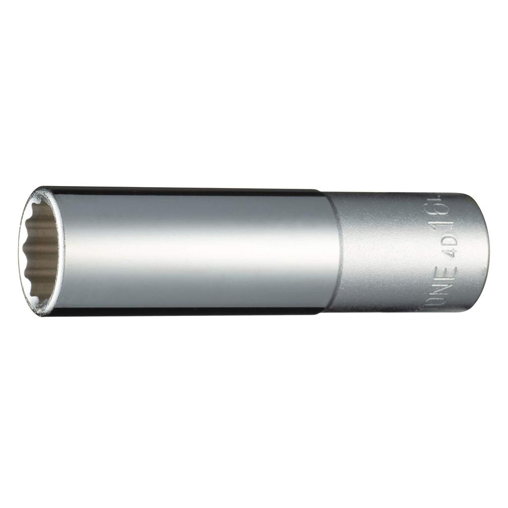 TONE Deep Socket Drive Angle Width across Flats 16mm (12 Square) HP4D-16L 12.7mm (1/2")