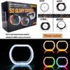 3inch Headlight Universal Shrouds Bi-Xenon Bi-LED Projector Lens Car Styling Retrofit Cover Turn Signal DRL Mask