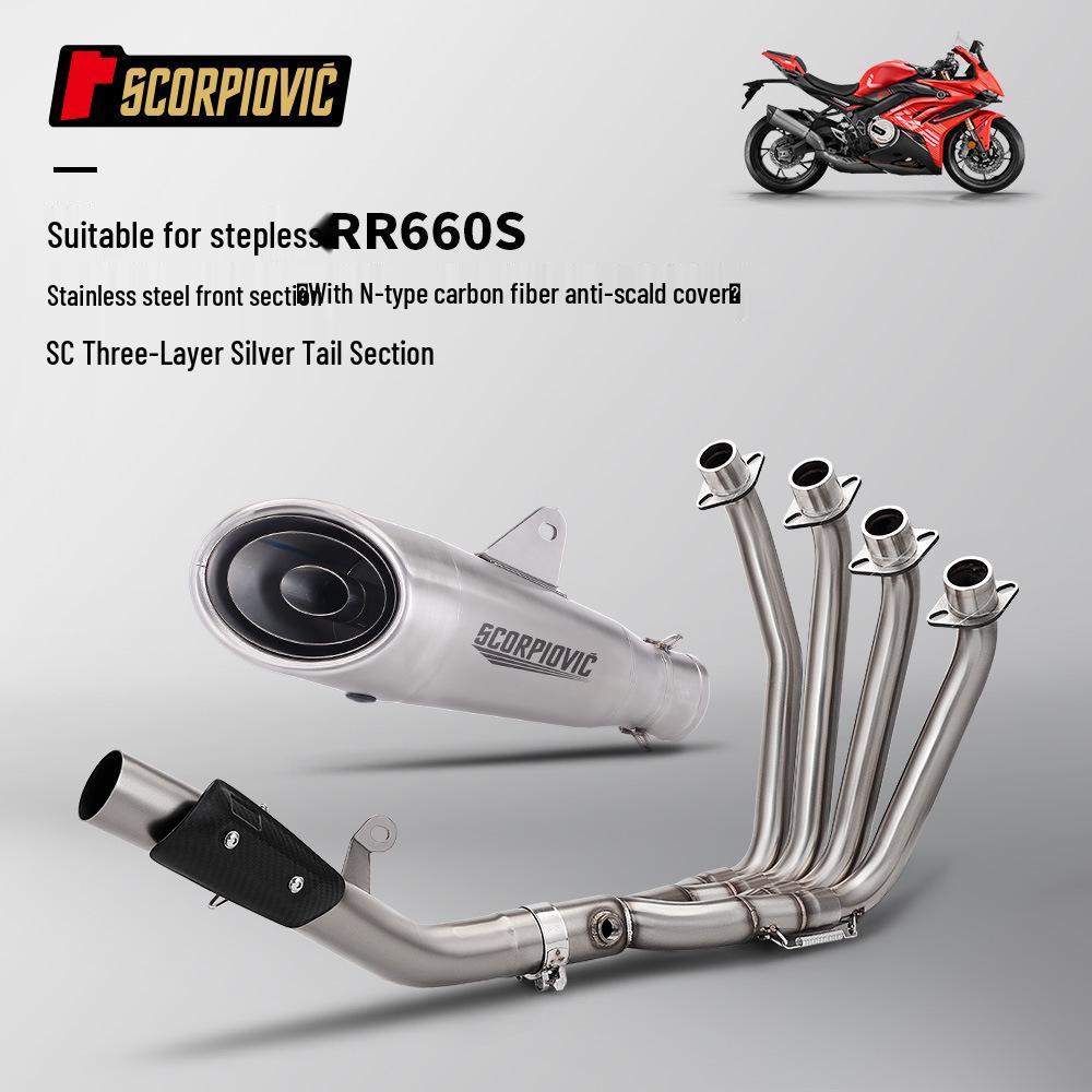 Wu Ji RR660S Stainless Steel Exhaust System Modification Kit