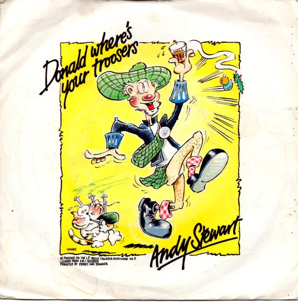 

7inch Record ANDY STEWART - Donald Where s Your Troosers SON2353 Stone UK Pop Used