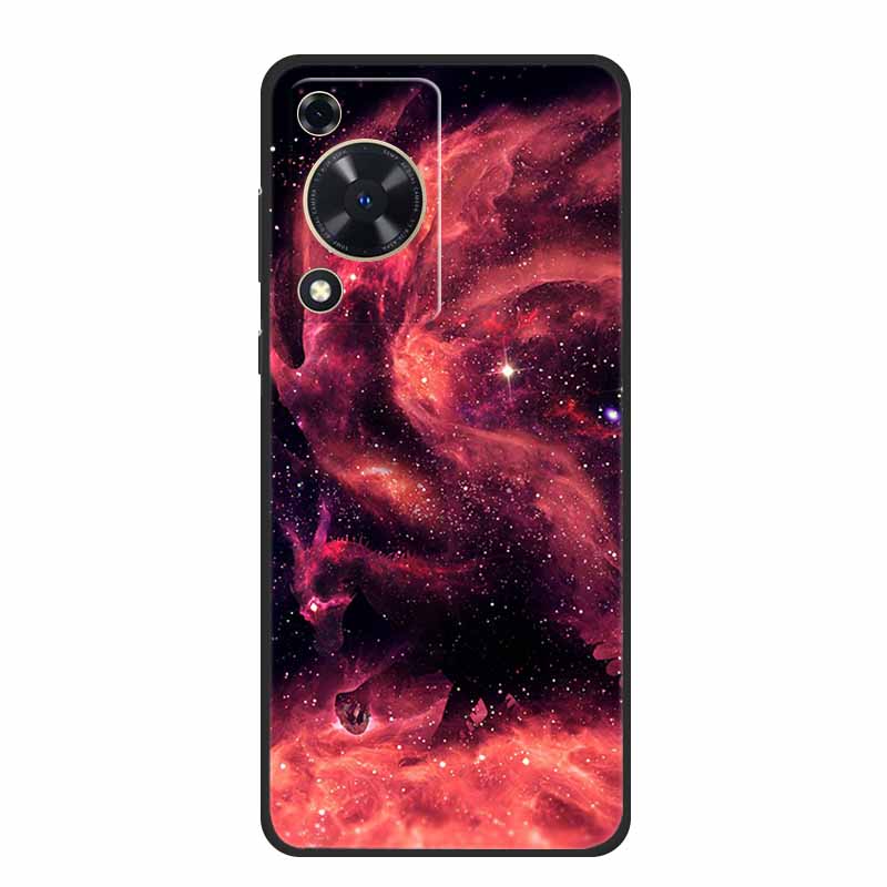 Coque For Huawei Nova Y72 Case Fashion Marble Black Silicone Soft Phone Cover Case For Huawei Nova Y72 Back Cover Case Y 72 Capa