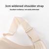 Plus Size Mesh Bandeau Bra, Jelly Strip Full Bust Minimizer Side Gathering Anti-Slip Seamless Tube Bra