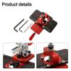 Woodworking 35mm Hinge Boring Jig With Fixture - Cup Style Boring Hole Drill Guide Aluminum Hole Opener Template Door Cabinets