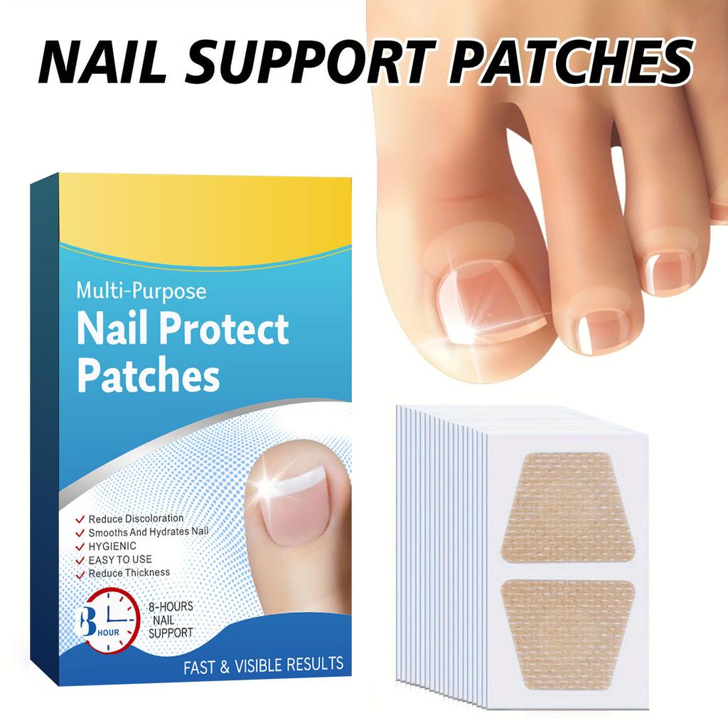 Hands And Feet Soft Nail Inlaid Nail Thickening Bright Nail Furrow Gray Nail Care Patch