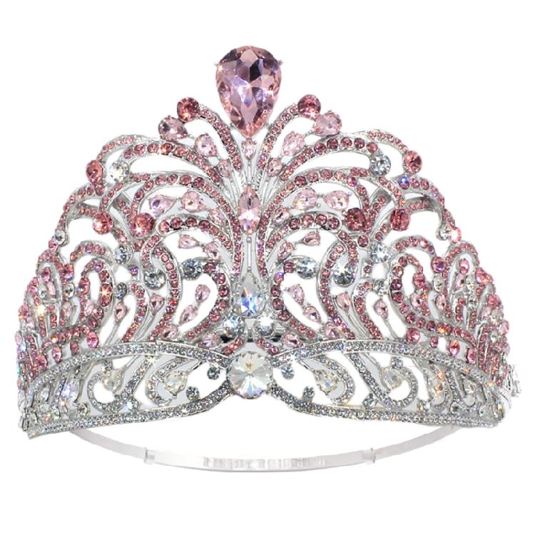 Beautifully Crafted Crown Photography Props Crown Durability Alloys Crown for Beauty Queens and Special Occasion