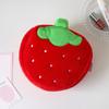 Cute Cosmetic Organizer Soft Multifunctional Toiletries Bag Strawberry Plush Cosmetic Bag Plush Plush Travel Storage Pouch