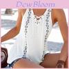 Elegant Women Blouse T-shirt With Summer Print And V-neck Sleeveless Straps Vest