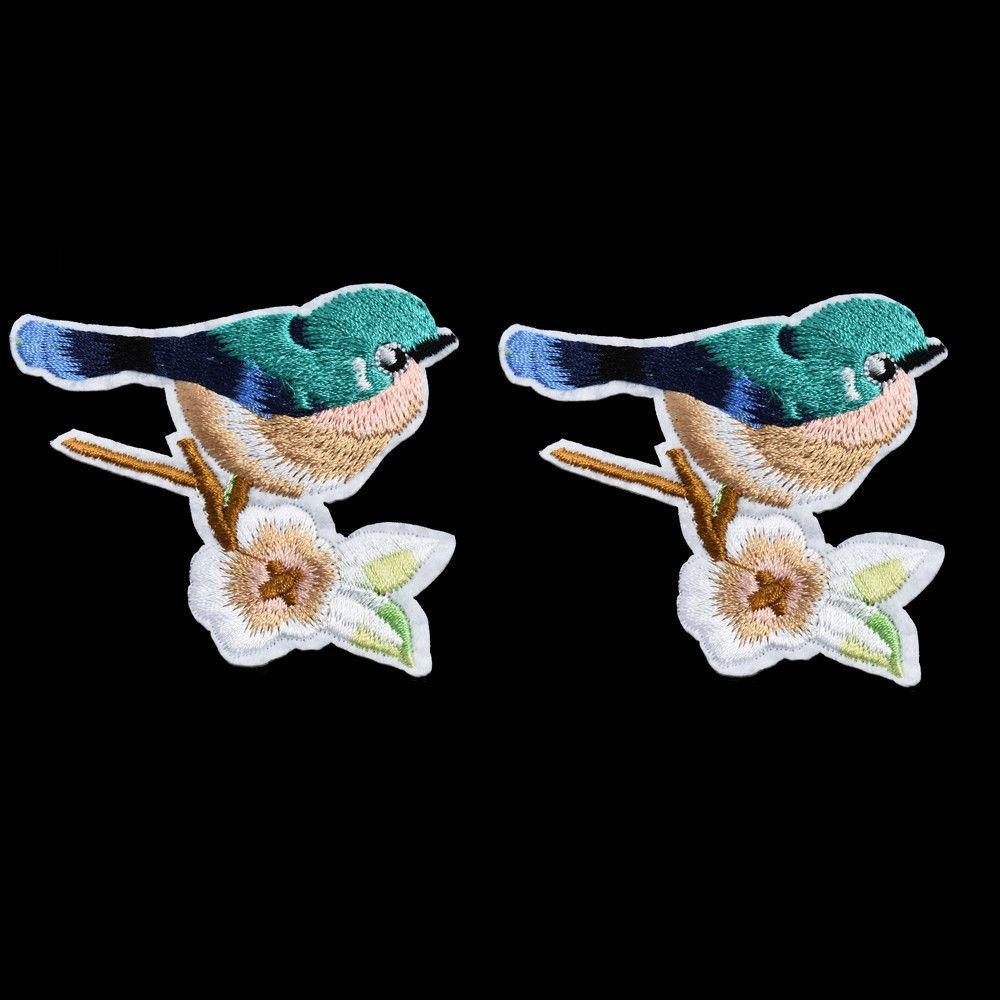 Bird Animal Accessories Patches Embroidery Sewing Patch Birds DIY Iron on Applique Cloth Sticker