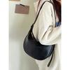 Textured niche small bag women's bag new fashion casual black shoulder messenger bag versatile dumpling bag