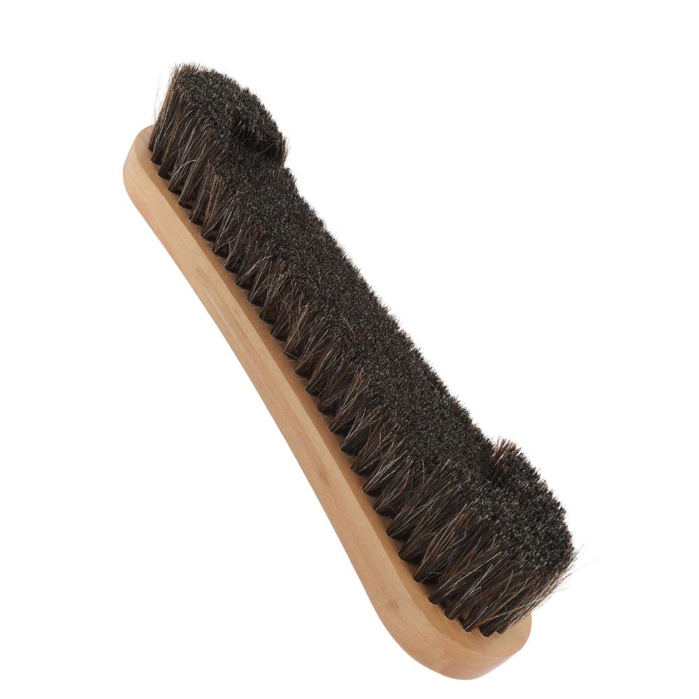 Solid Wood Pool Table Brush Soft Horsehair Pool Table Cleaner Billiard Table Brush Dusting
