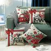 Kissenbezug Valentinstag Kreativ Romantisch Date Druck Liebe Pflanze Blume Party Zuhause Sofa Kissen