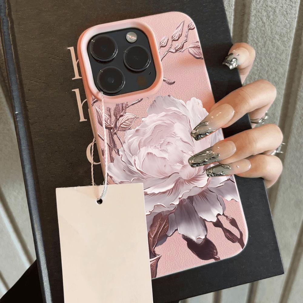 

ГОРЯЧИЙ Роскошный чехол для телефона с узором из кожи личи «Цветок лотоса и роза» Для Xiaomi mi 15T X7 F7 X6 M7 X5 M6 F5 X4 X3 Pro Ultra GT NFC 4G 5G Poco X4 GT