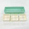 Skater Nutritionally Balanced Lunch 2 Silicone Inner Slim Core Powder Pastel Made In Osaka Public University X Skater Collaboration SSLW9B Box, Tiers,