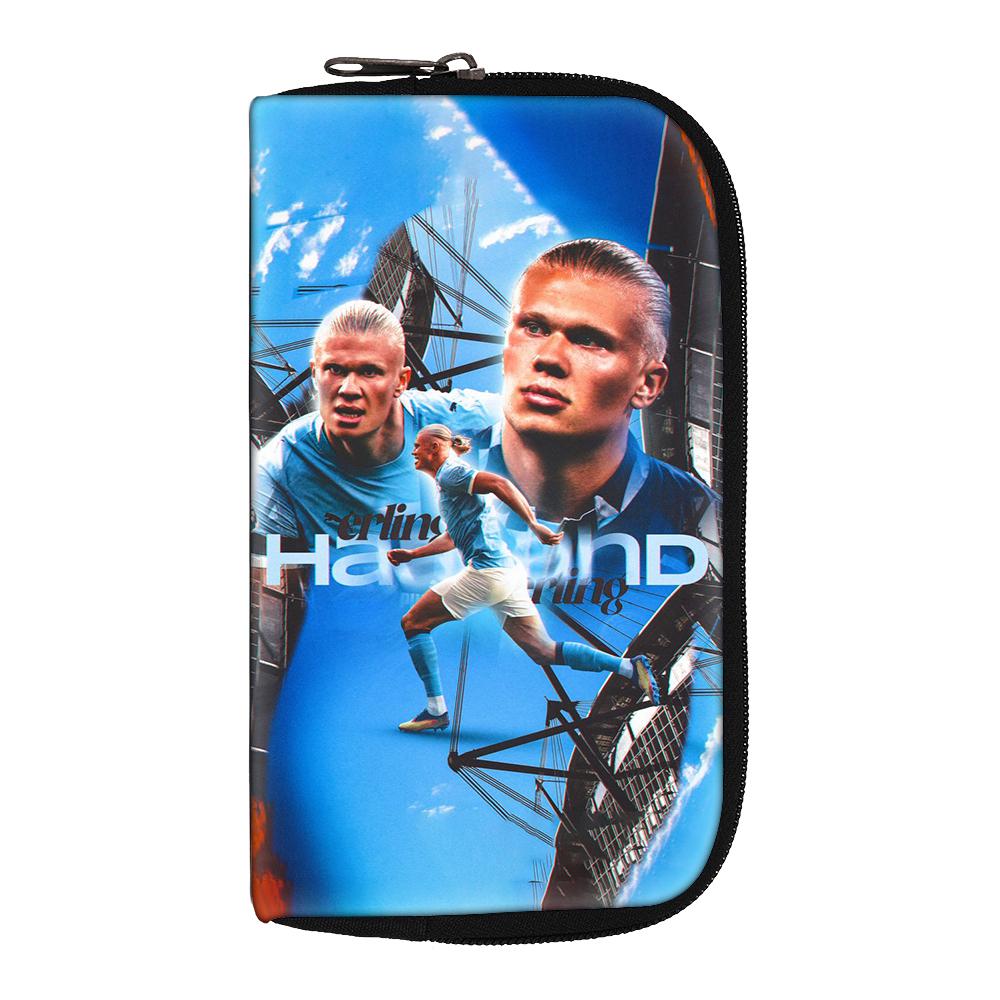 Haaland Wallets Portable Money Coin Purse Women Men Football Star Clutch Bag Credit Card Money Bags storage bag headphone bag