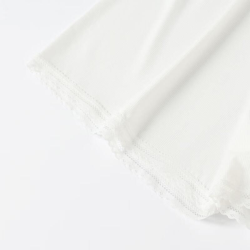 Fenteng Women's Breathable Lace Anti-Chafe Safety Shorts 2-Pack