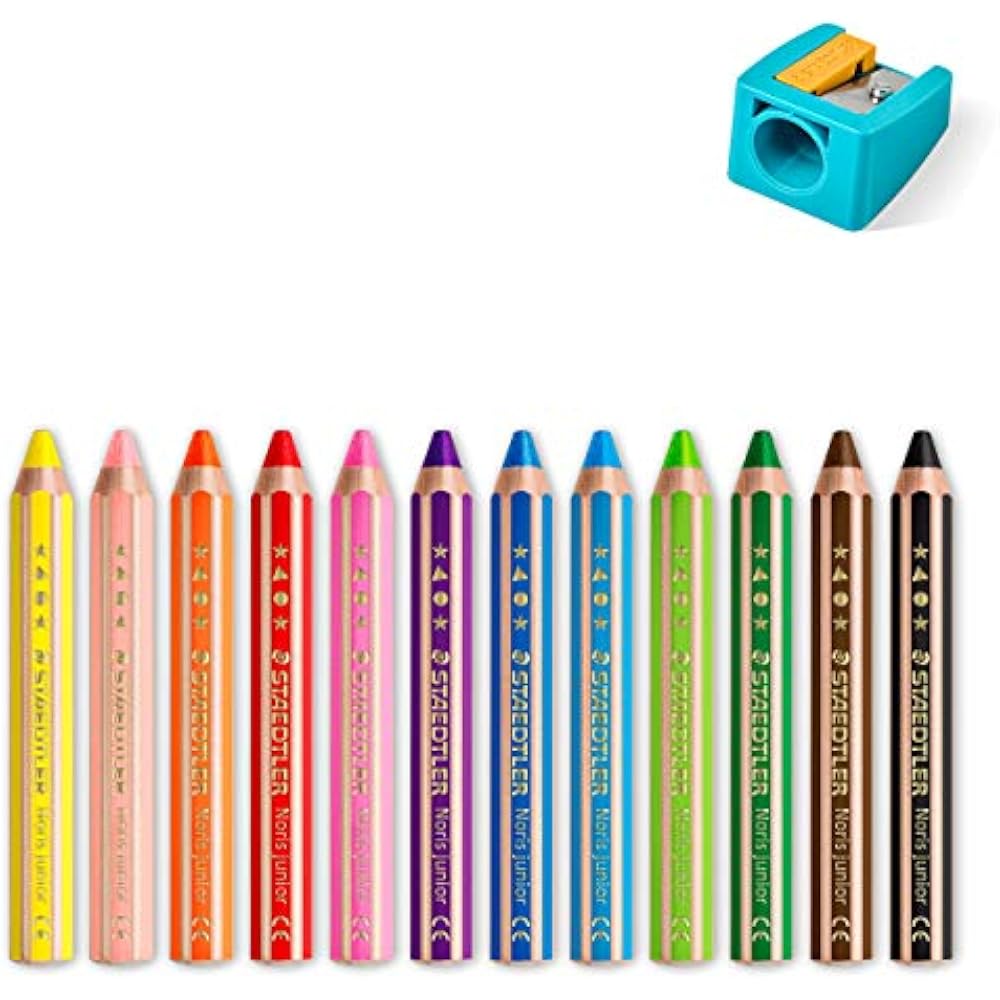 Staedtler Colored Pencils 12 Colors Norris Junior Water Color Pencils 140 C12