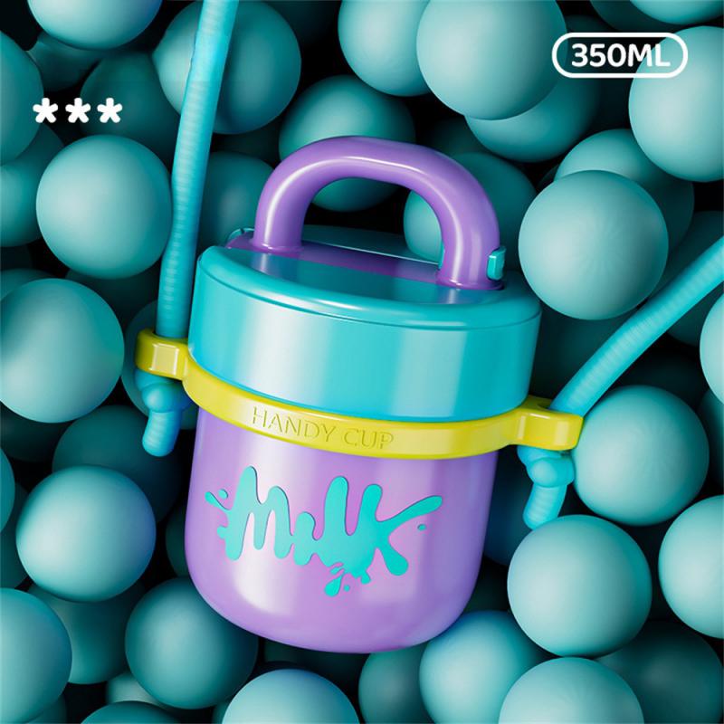 Bobo Thermos Cup Safe Travel Bounce Children Travel Insulation Portable Home Supplies Children s Pipette Cup Mini Bouncing Cup 350ml