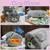 Tom And Jerry Cat Plush Student Pencil Case With Large Capacity For School Supplies