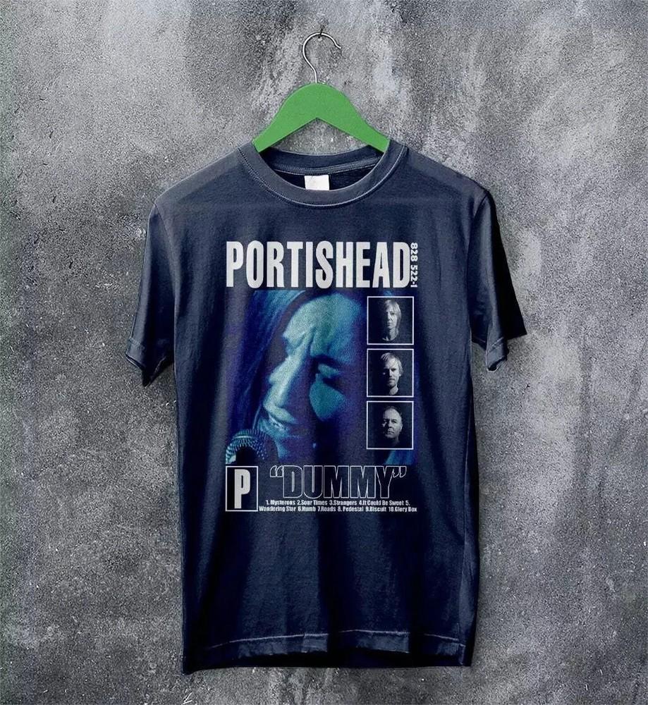Portishead Band Black Cotton Tshirt All size S5XL T385 Unisex T-Shirt L