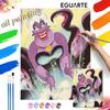 Disney Ursula oil painting digital painting art kit handmade diy painting home decoration gift