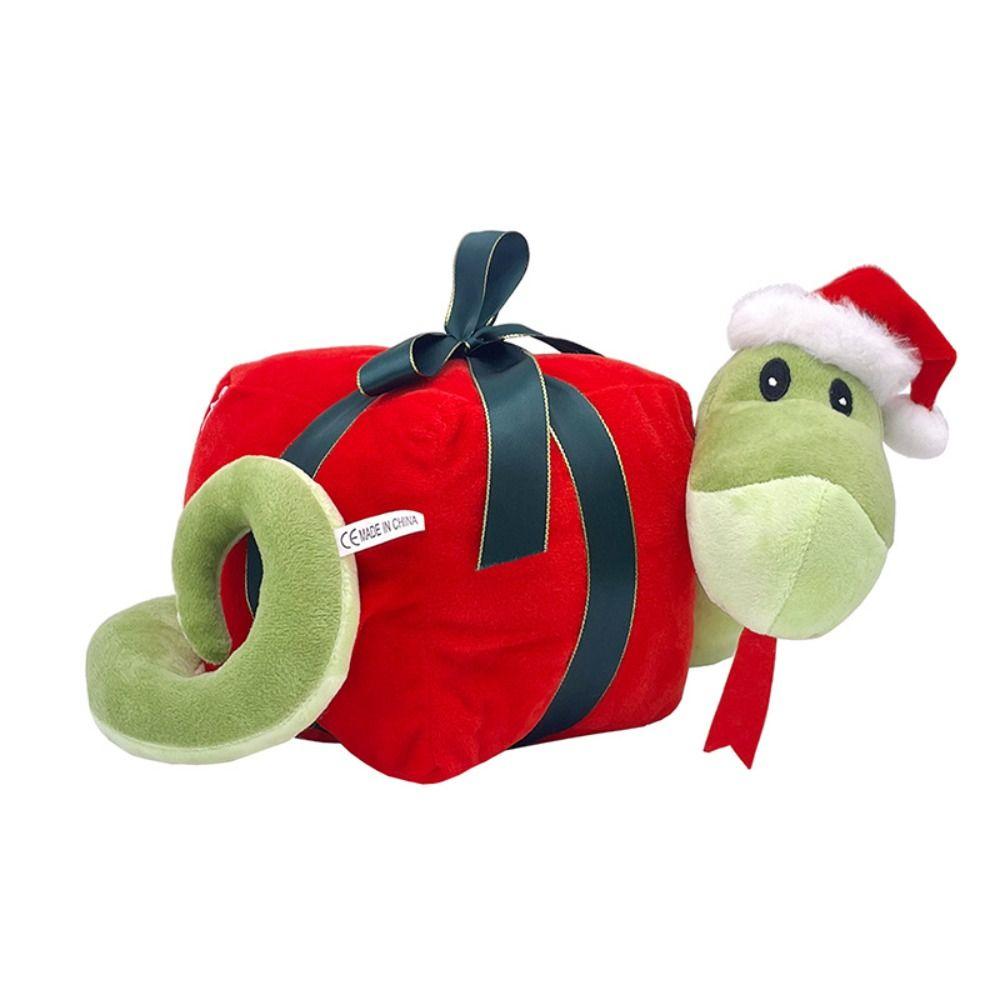 Simulation Christmas Snake Doll Fluffy Snake Plush Toy  Birthday Gift
